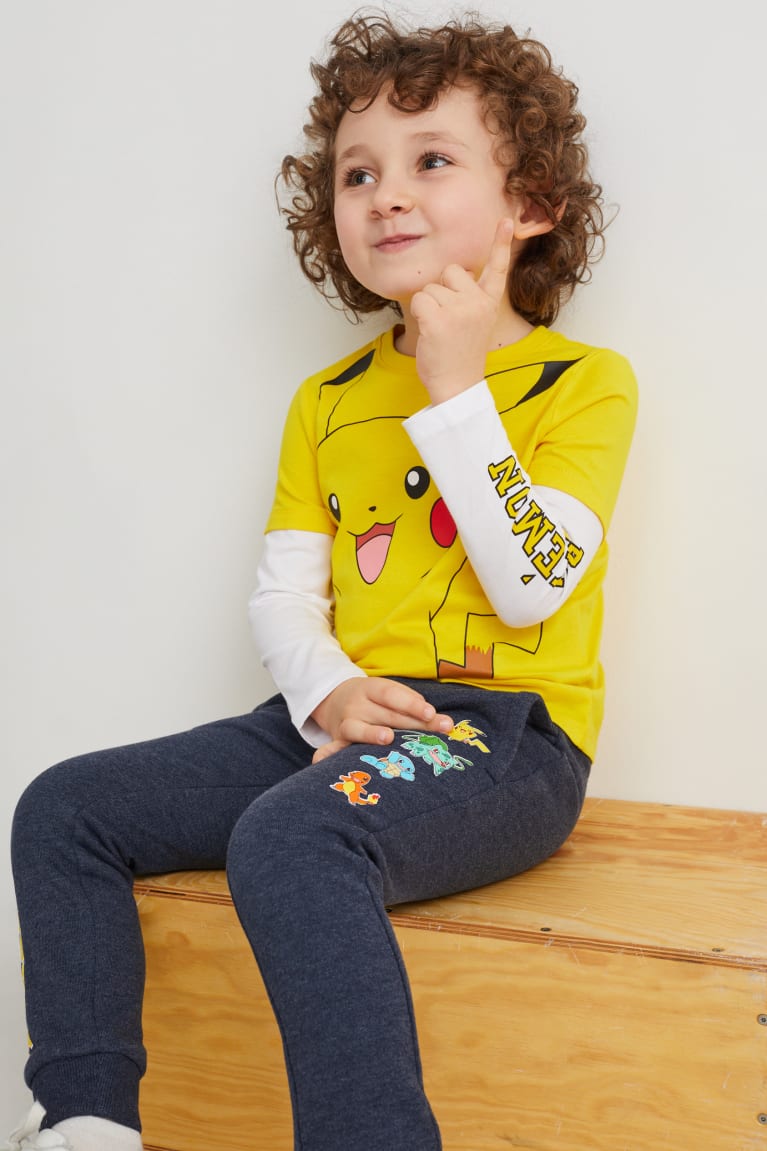  Jaune Hauts C&A Pokémon Long Sleeve - france DWK-7542182