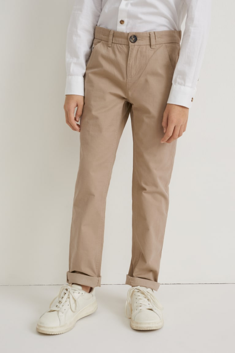  Beige Pantalons C&A Chinos - france RND-6901810