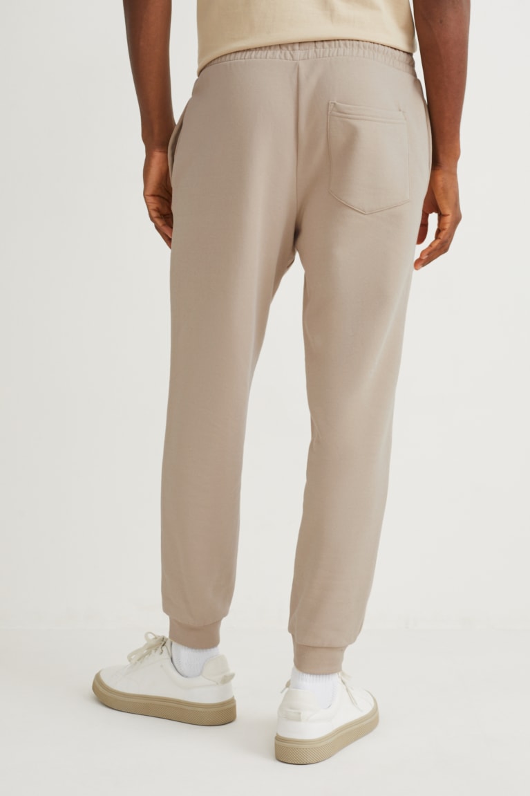  Beige Pantalons C&A Joggers With Organic Coton - france SWK-9111628