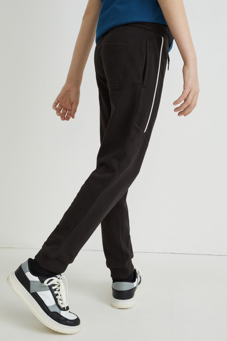  Noir Pantalons C&A Joggers - france CLY-9219678