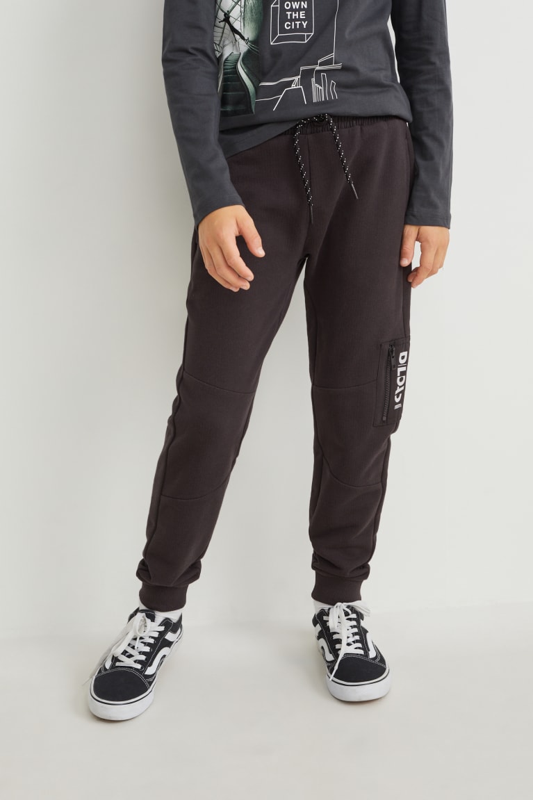  Noir Pantalons C&A Joggers - france ILU-9389743