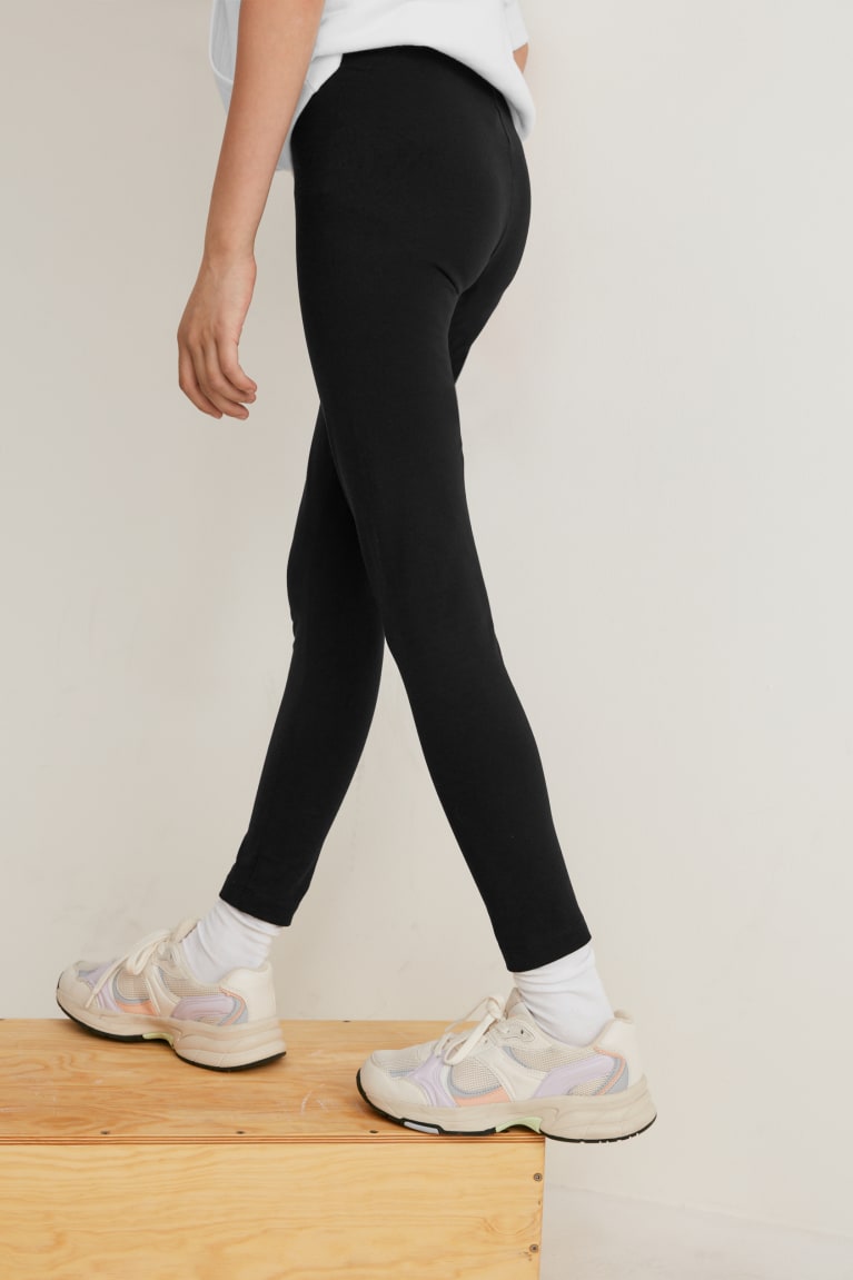  Noir Pantalons C&A Multipack Of 3 Leggings - france ATS-1277871