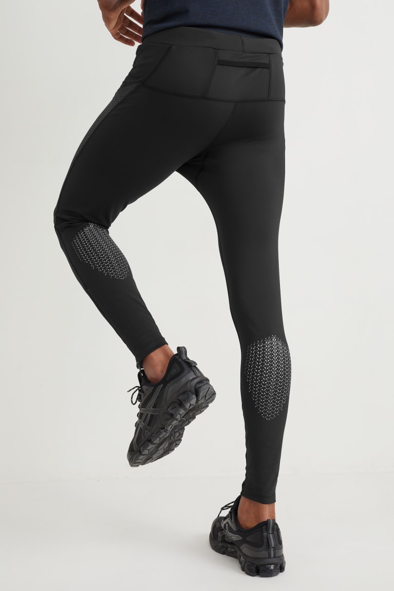  Noir Pantalons C&A Active Leggings - france YXH-8667319