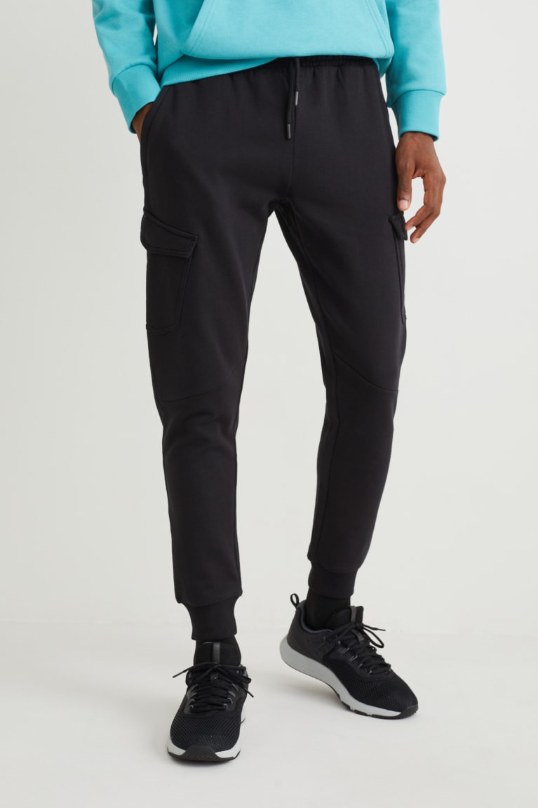  Noir Pantalons C&A Joggers - france VGO-3426546