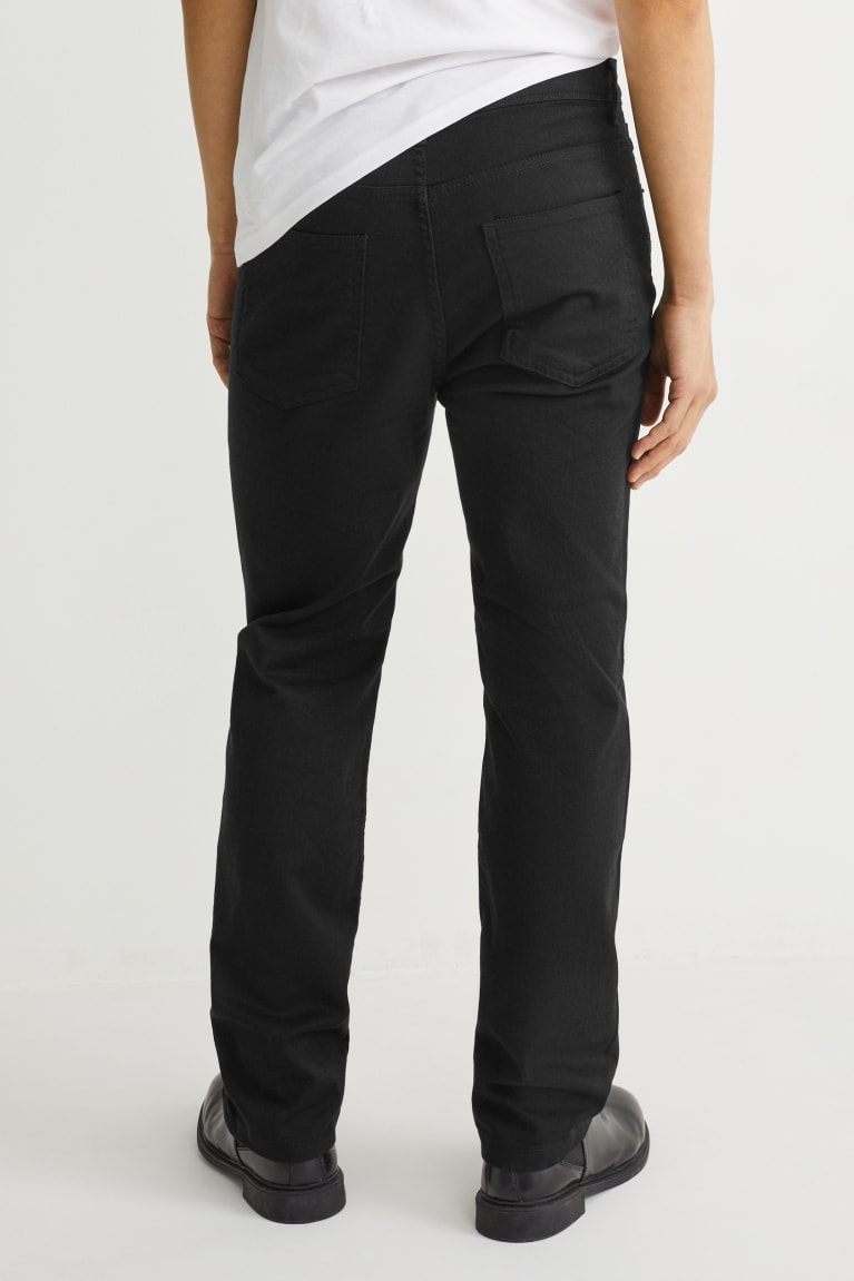  Noir Pantalons C&A Regular Fit - france BXW-2880041