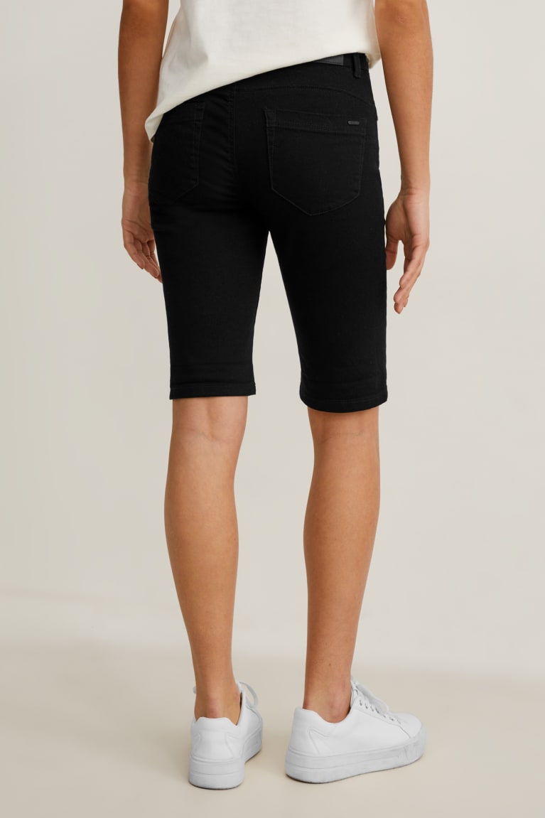  Noir Pantalons C&A Bermuda Malia - france ALC-6685001