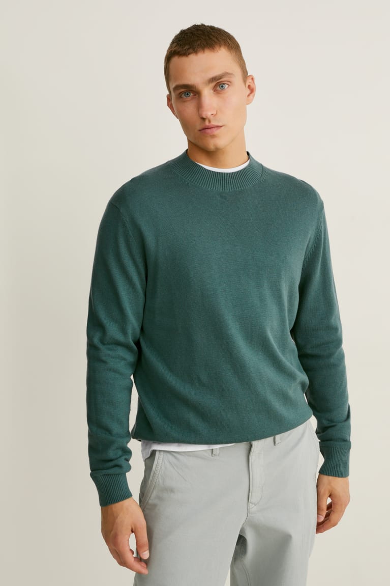  Vert Pulls C&A Cashmere Blend - france JDP-1150012