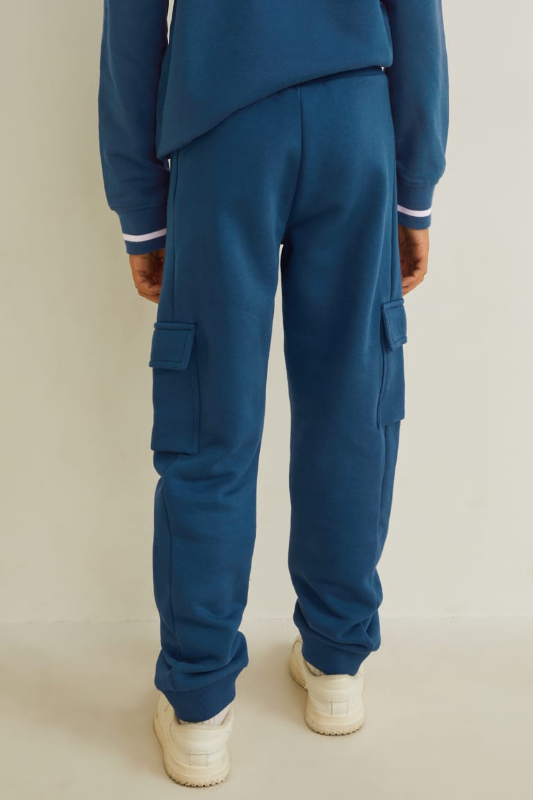  Bleu Pantalons C&A Cargo Joggers - france BXP-1701596