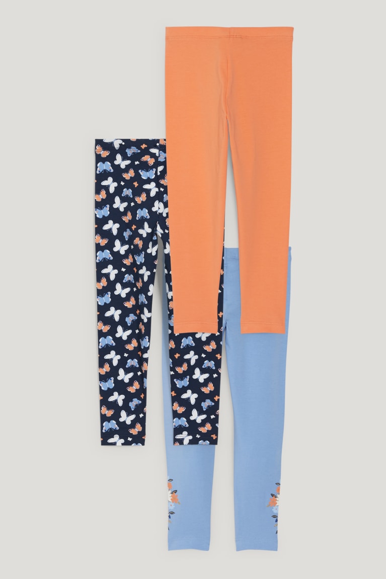  Bleu Pantalons C&A Multipack Of 3 Leggings - france IDO-4971757