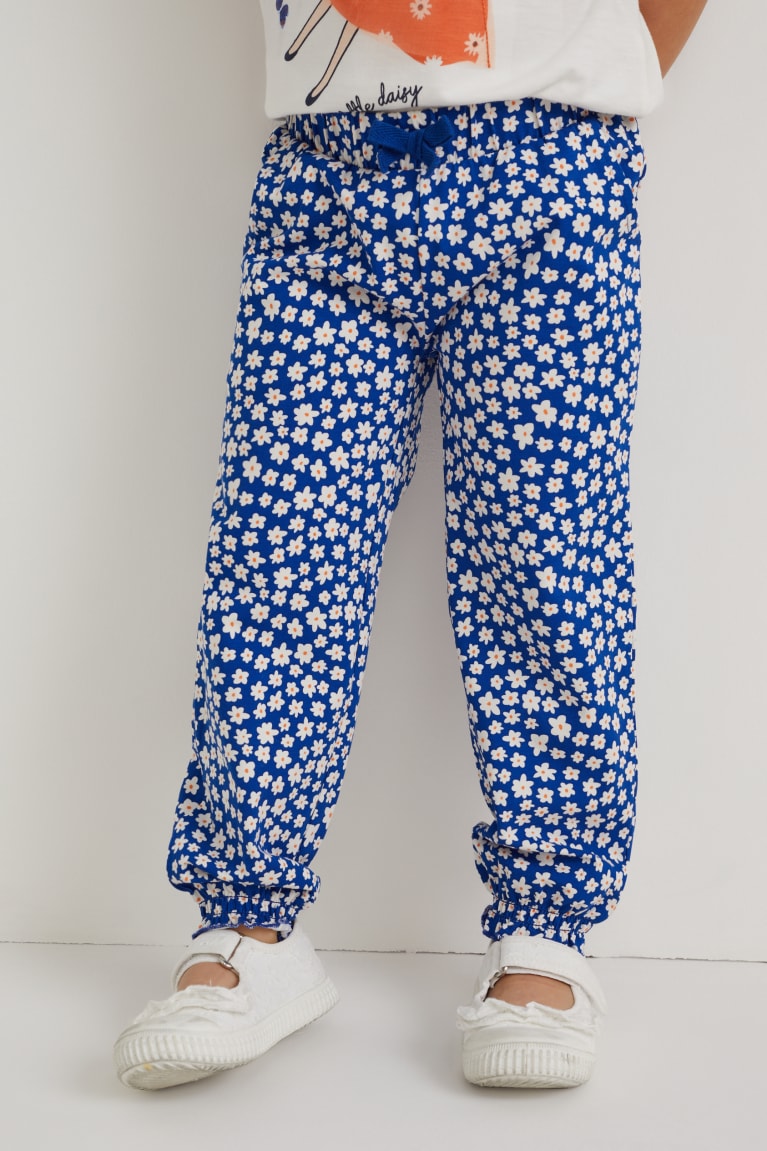  Bleu Pantalons C&A Multipack Of 2 Floral - france DOK-3767284