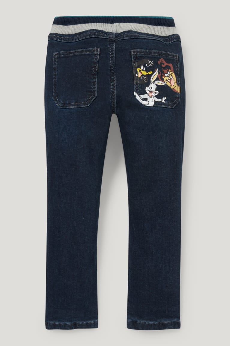  Bleu Bleu Foncé Pantalons C&A Looney Tunes Regular Thermal - france QBM-6890128