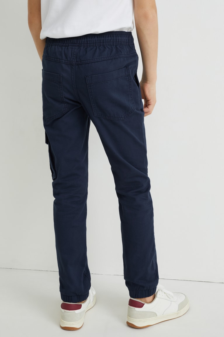  Bleu Foncé Pantalons C&A Trousers - france MQU-5703479